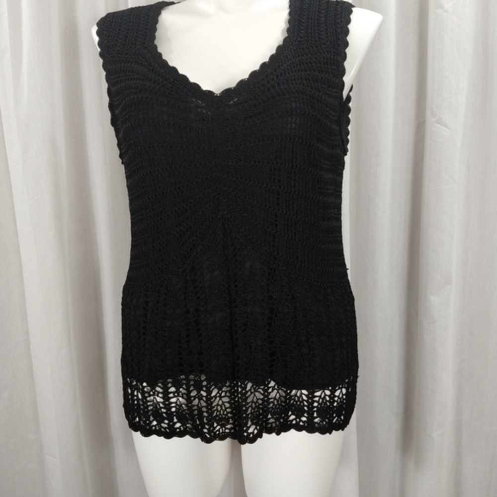 Talbots sleeveless Lace top